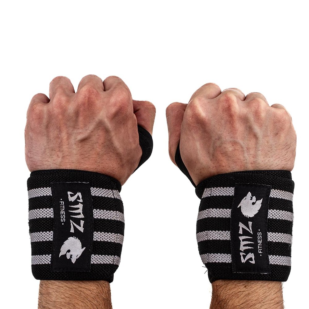 Professional Weightlifting Wrist Wraps with Havy Duty Thumb Loop for Performance Competitions, Strength Training, Bodybuilding, Avoid Injury & Improve Your Workout Instantly - for Men & Women 19"