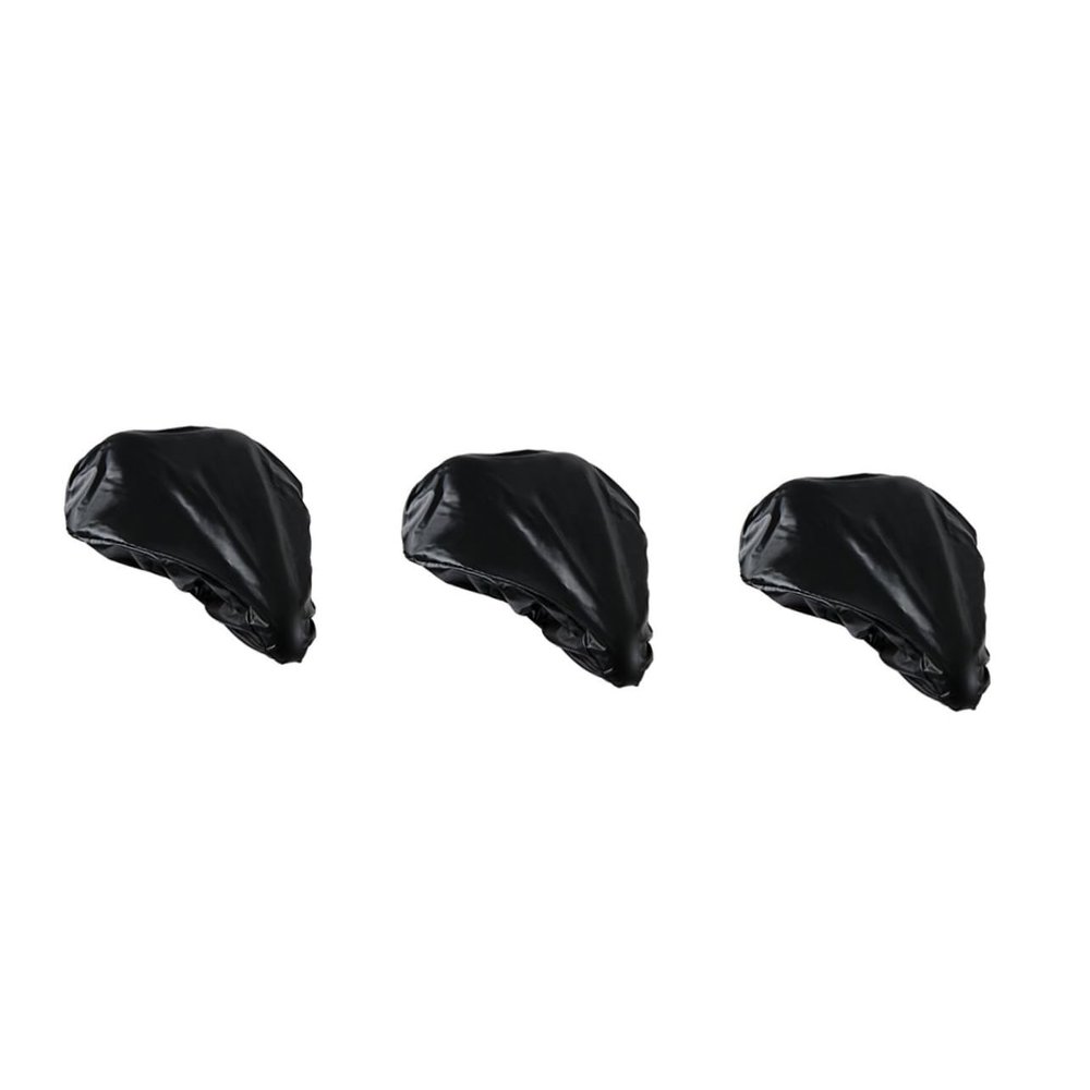 BESPORTBLE 3pcs Elastic Bike Saddle Cover Bike Rain Gear Seat Cover for Rain Protection