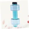 BESPORTBLE 2pcs Dumbbell Sports Water Bottle Plastic Fitness Bottle for Exercise Low Temperature Use -burst Design for Hydration and Strength Training Green view 4