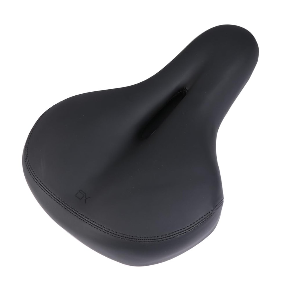 1pc Hollow Road Bike Saddle Comfortable Bike Seat Shock-Absorbing Design Non- Pu Ventilated Cushion for Rides Compatible