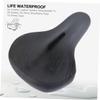 1pc Hollow Road Bike Saddle Comfortable Bike Seat Shock-Absorbing Design Non- Pu Ventilated Cushion for Rides Compatible view 2