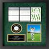 Albatross Golf Display Case Frame, 4 Components for Ball, Scorecard, Photo & Printed Graphic Info Insert view 1