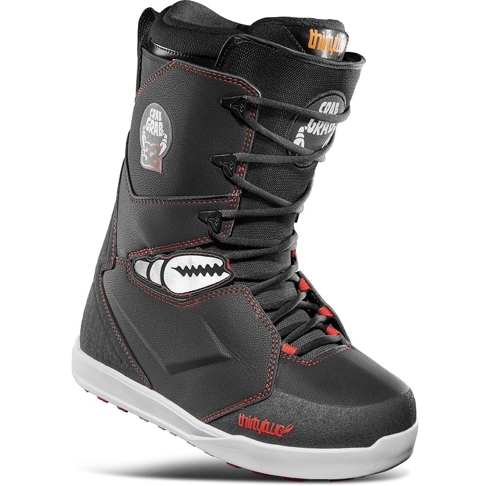 Thirtytwo Men's Lashed Snowboard Boots - 2024/2025 Black/White/Red (Crab Grab) | 9.5