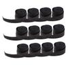 Happyyami 12pcs Tennis Racket Grip Bands Absorbent Overgrip for Tennis Squash Racket Badminton Grip Tape Black Sweatband view 1