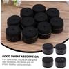 Happyyami 12pcs Tennis Racket Grip Bands Absorbent Overgrip for Tennis Squash Racket Badminton Grip Tape Black Sweatband view 3