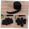 Happyyami 12pcs Tennis Racket Grip Bands Absorbent Overgrip for Tennis Squash Racket Badminton Grip Tape Black Sweatband view 4
