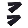Mobestech 2pcs Cycling Leg Sleeves Uv Compression Support for Knee for Basketball Football and Outdoor Sports Black view 1