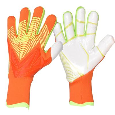Froon Spider-Man Soccer Goalkeeper Gloves Goalie Training Gloves Strong Grip Anti-Slip and Breathable for Adults and Children (Orange,10)