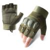 A Pair Outdoor Fingerless Gloves for Men Half Finger Tactical Gloves Combat Gloves Motorcycle Gloves with Hard Knuckle for Driving Cycling Shooting Hiking Hunting Climbing Airsoft Gloves 12CM 31 view 1