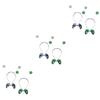 Abaodam 3sets Headbands Festival Party Glasses Funny Hairbands for Cosplay for Concerts and Outdoor Activities view 1