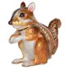 LiuliuBull Jewelled Chipmunk Enameled Trinket Box Animal Decoration Creative Gifts view 2