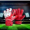 PLbSe Soccer Goalkeeper Gloves Goalie Training Gloves Strong Grip Anti-Slip and Breathable for Adults and Children (Red,9) view 4