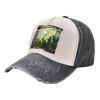 Bell Orchid Print Sporty Cap for All Seasons,Unisex Baseball Cap,Ideal Fishing Hat for Men and Women view 1