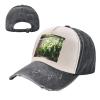 Bell Orchid Print Sporty Cap for All Seasons,Unisex Baseball Cap,Ideal Fishing Hat for Men and Women view 2