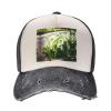 Bell Orchid Print Sporty Cap for All Seasons,Unisex Baseball Cap,Ideal Fishing Hat for Men and Women view 3