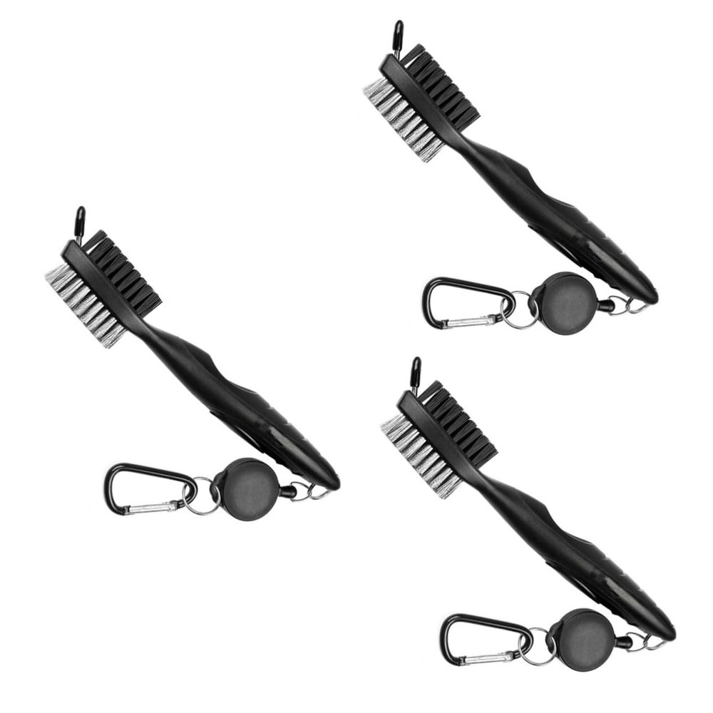 BESPORTBLE 2pcs Golf Club Brush Tool Double-Sided Groove Cleaner Brush for Club Cleaning Accessories