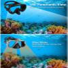 Bairuifu 2 Packs Dry Snorkel Mask Set Snorkeling Gear for Adults Scuba Diving Mask Swimming Glasses Swim Dive Mask Nose Cover Free Diving view 2