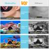 Bairuifu 2 Packs Dry Snorkel Mask Set Snorkeling Gear for Adults Scuba Diving Mask Swimming Glasses Swim Dive Mask Nose Cover Free Diving view 4