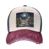 Christmas Unisex Sports Cap Versatile Baseball Hat,Casual & Stylish Cowboy Hat for Outdoors Activities view 3