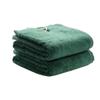 Yardwe 2pcs Hanging Towel Set Super Absorbent Microfiber Golf Towel Quick Drying Fleece for Beach Gym Camping Yoga Includes Storage Bag Green view 2