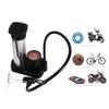 Yardwe Portable High-Pressure Foot Pump for Bikes Bicycle Tire Inflator for Mountain and Road Bikes Lightweight and Easy to Use for Outdoor Activities Silver view 1