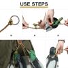 HOW'ON Waterfowl Hunting Game Carrier Duck Lanyard Slip Knot Carrier Bird Dove Strap 12 Drops Dead Leaves camo OneSize view 4
