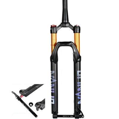 ZECHAO 26/27.5/29in Mountain Bike Suspension Fork,Stroke 120mm Alloy 1-1/2" Air Supension Front Fork Rebound Adjustment 15 * 100mm Axle (Color : HL-15 * 100MM, Size : 29inch)