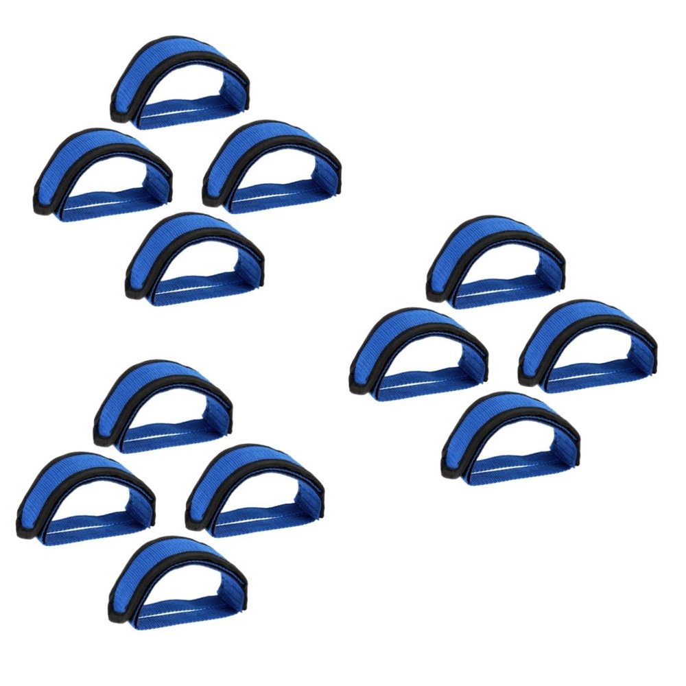 SUPVOX 6pairs Bike Pedal Straps Lightweight Cycling Pedal Bands for Mountain and Road Variation