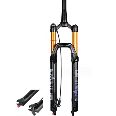 ZECHAO 26/27.5/29in Mountain Bike Suspension Fork,Stroke 120mm Alloy 1-1/2" Air Supension Front Fork Rebound Adjustment 15 * 100mm Axle (Color : RL-9 * 100MM, Size : 26inch)
