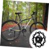 SUPVOX 1pc Type Gear Wheel Guide Wheel for Mountain Bike Rear Transmission Metal Bearings for Enhanced Performance and -Term Use for Cycling Enthusiasts view 3