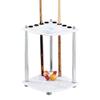 UiiLo Cue Rack,Billiard bar Rack,Pool Cue Racks,Pool Cues Racks,Wooden Freestanding Billiard Cue Storage Rack,Holds 8 Cues view 1