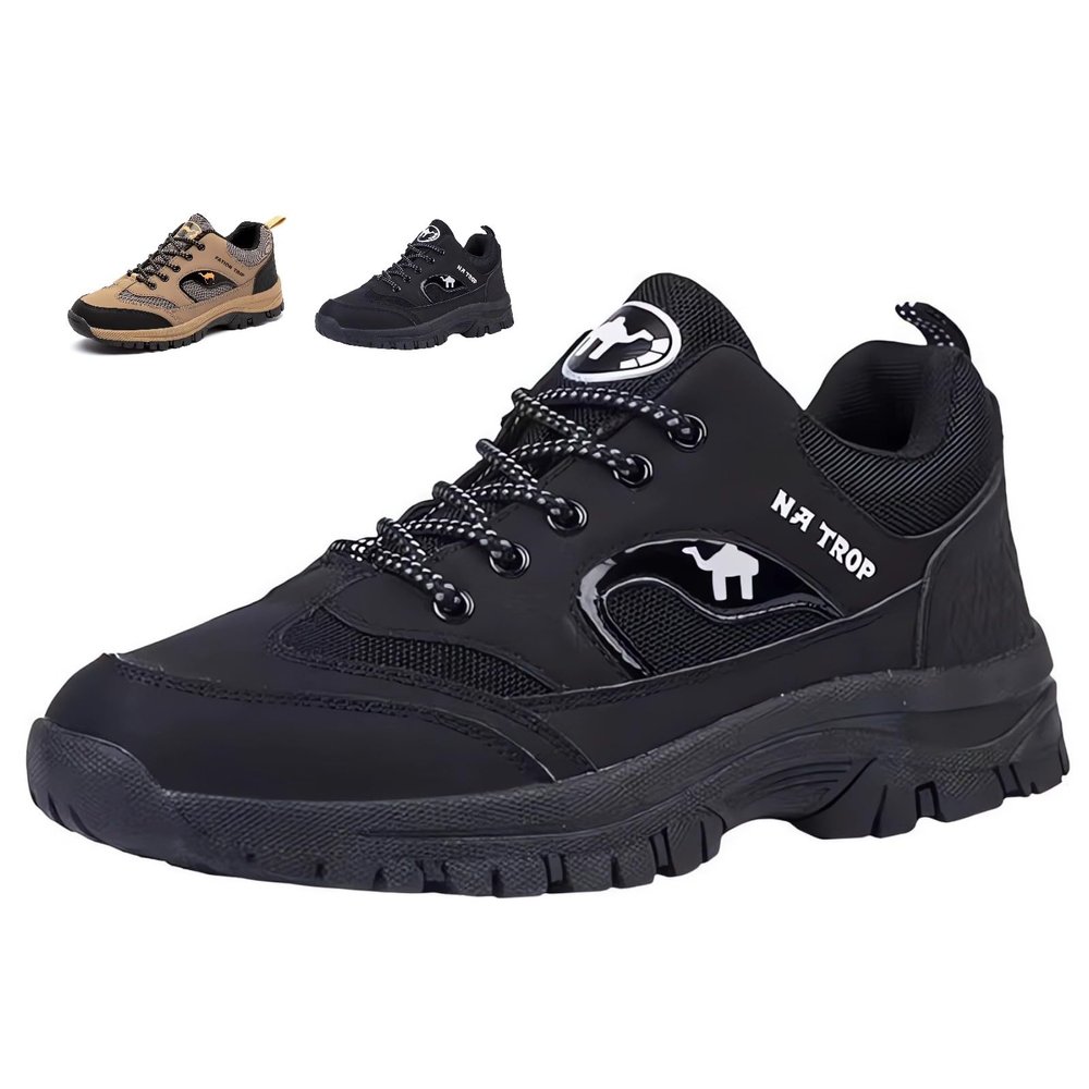 Ivieicip Men's Orthopedic Comfort Sneaker 2024 New Mens Slip on Running Tennis Waterproof No Lace Walking Tenis Gym Shoes (Black, Adult, Men, 6, Numeric Range, US Footwear Size System, 6.5, Wide)