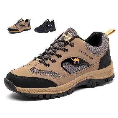 Ivieicip Men's Orthopedic Comfort Sneaker 2024 New Mens Slip on Running Tennis Waterproof No Lace Walking Tenis Gym Shoes (Khaki, Adult, Men, 6, Numeric Range, US Footwear Size System, 6.5, Wide)
