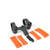 Yardwe 3pcs Lamp Bracket for Mountain Road Bike Black Headlight Holder Skid Design Easy-Mount Clamp Protects Handlebar from Wear for Cycling Enthusiasts view 4