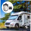 Sosoport 1pc Yacht Cabinet Button Lock Rv Handle Lock Accessory Simple Design Easy Use Button Mechanism for Cabinets and Wall Cupboards view 2