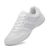 GlideMoves Cheer Shoes Girls Dance Youth Athletic Training Tennis Walking Breathable Competition Tumbling Boys and Girls Big Kid Size 2.5 White 35 view 1