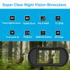 Night Vision Binoculars for Adults Kids Aupabu 4K Infrared 6X Digital Zoom Goggles 6000mAh Rechargeable for Hunting, Wildlife, Camping and Surveillance with Case Night Vision Goggles view 2