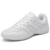GlideMoves Cheer Shoes Girls Dance Youth Athletic Training Tennis Walking Breathable Competition Tumbling Boys and Girls Little Kid Size 13 White 31 view 4