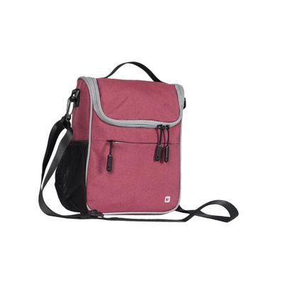 BESPORTBLE Bike Handlebar Bag Cover Foldable Tool Package Holder for Bicycles Versatile Crossbody Shoulder Bag Fits Road Mountain and Electric Bikes Rosy