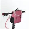 BESPORTBLE Bike Handlebar Bag Cover Foldable Tool Package Holder for Bicycles Versatile Crossbody Shoulder Bag Fits Road Mountain and Electric Bikes Rosy view 2