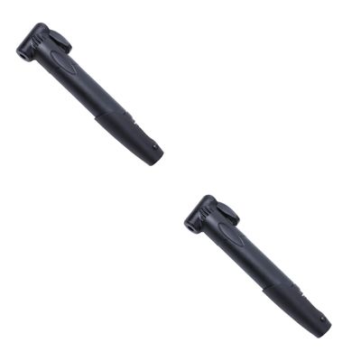BESPORTBLE 2pcs Portable Mini Bike Air Pump Lightweight Inflator for Compatible Valves Compact Design Black