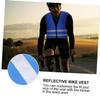 BESPORTBLE 6pcs Reflective Zipper Vest for Jogging Biking Walking Breathable Comfortable Design High Visibility Cycling Waistcoat for Nighttime Safety view 3