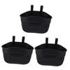 Yardwe 3 Pcs Kid's Bike Basket Plastic Front Basket Sturdy and Easy to Attach for Scooter/Children's Bike view 1