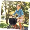 Yardwe 3 Pcs Kid's Bike Basket Plastic Front Basket Sturdy and Easy to Attach for Scooter/Children's Bike view 2