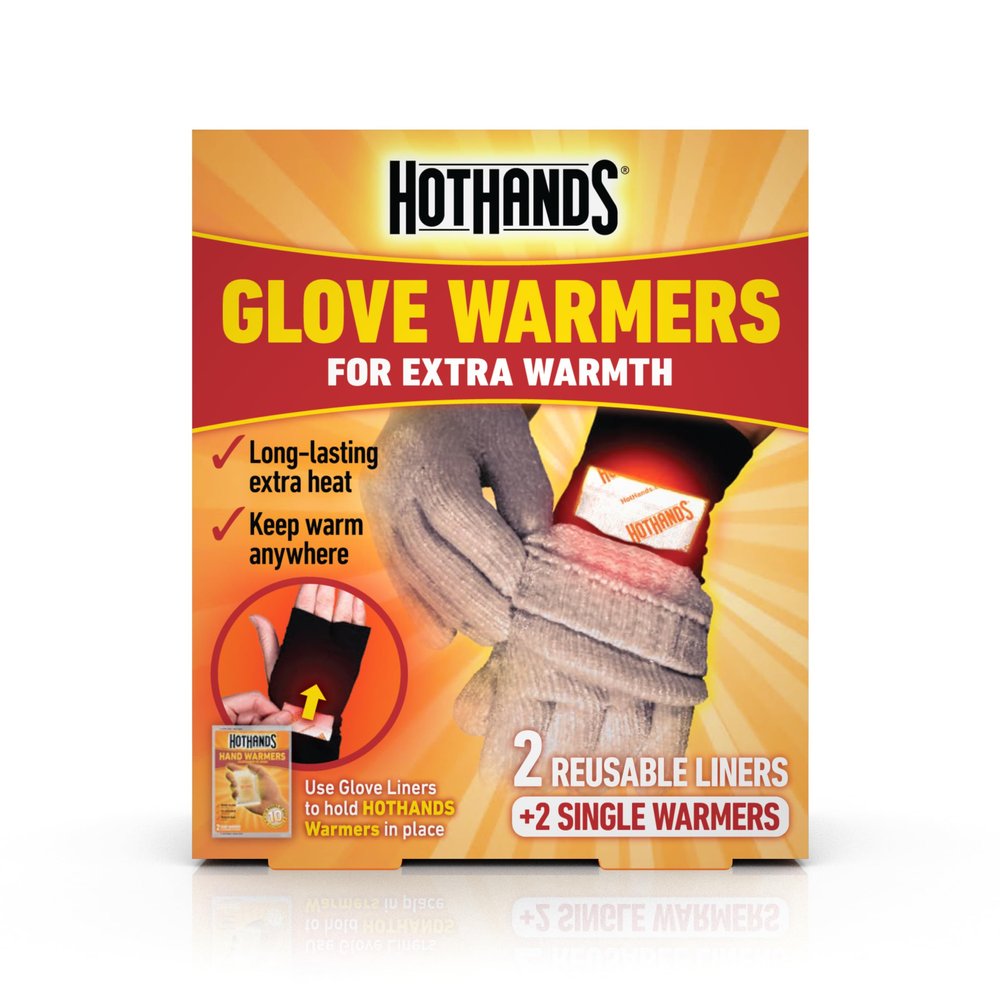 HotHands Glove Warmers - Stretchy and Comfortable, Built in Pockets for HotHands Hand Warmers - Easy to Use and Convenient to Wear