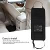 KJAOYU Car Storage Organizer 2 PCS,Car Seat Back Rack Holder Organizer 600D Oxford Cloth Cover Storage Bag for Truck Pickup Black(ferrous) view 2