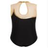 Fldy Kids Girls Ballet Dance Leotard Gymnastics Bodysuit One Piece Sleeveless Dancing Tumbling Suit Practice Jumpsuit Gold 10 Years view 2