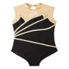 Fldy Kids Girls Ballet Dance Leotard Gymnastics Bodysuit One Piece Sleeveless Dancing Tumbling Suit Practice Jumpsuit Gold 10 Years view 3