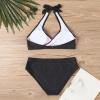 Womens High Waisted Thong Bikini Sets Sexy Tank Top High Cut V Neck Sporty Two Piece Swimsuit Bathing Suits Swimwear view 4