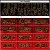 Custom Black Red Gold Soccer Jersey Personalized Soccer Shirts and Shorts for Men Women Youth Sports Uniform with Team Name Number Logo view 4